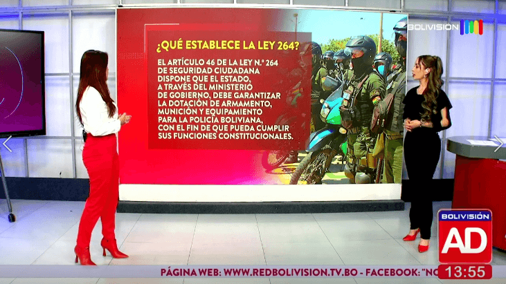 Cumplimiento de leyes sobre equipamiento policial en la mira