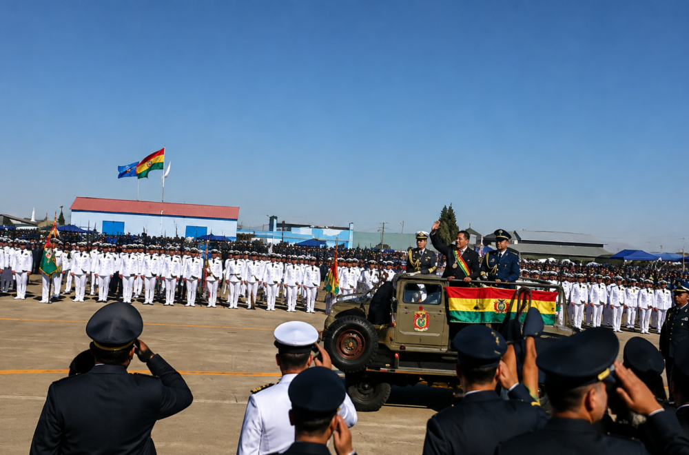 Reacción hostil hacia el presidente Paz en la Gran Parada Militar de El Alto