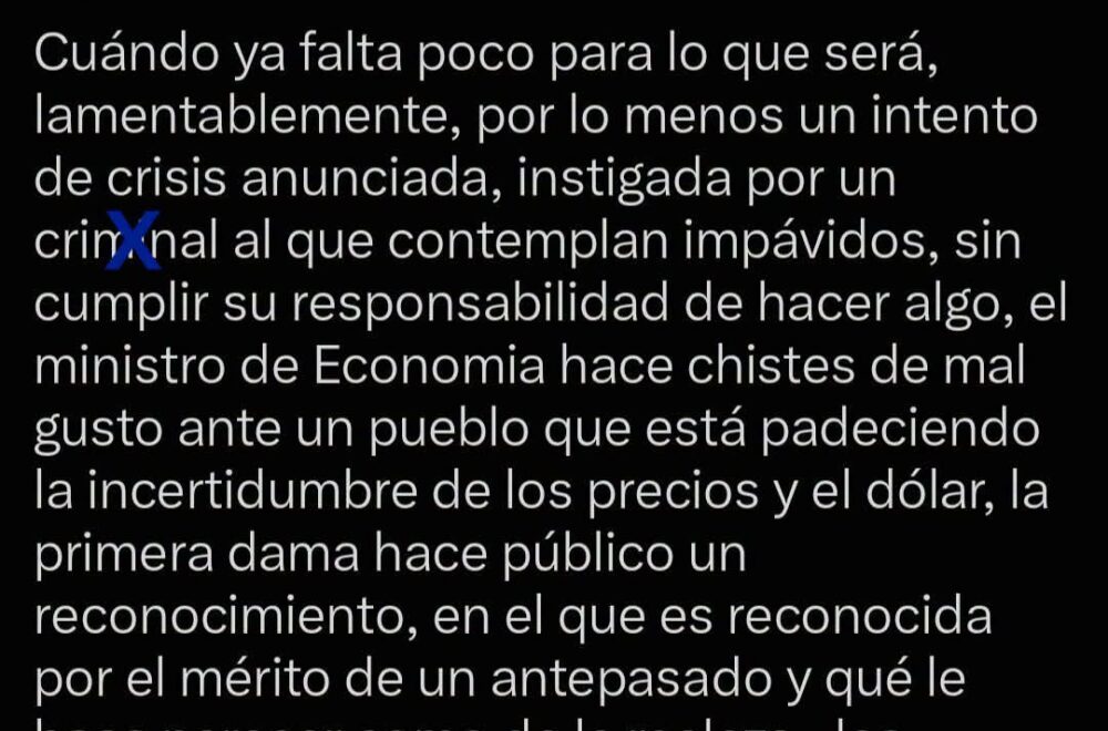 Luis Eduardo Siles alerta sobre una 'tormenta perfecta' y critica la gestión del Gobierno