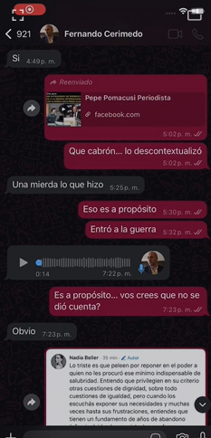 Nuevas revelaciones de Cerimedo: apoyo a Pomacusi y comentarios sobre Fejuve El Alto