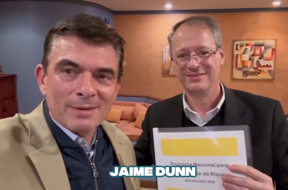 Jaime Dunn cuestionó a Tuto Quiroga antes de la segunda vuelta