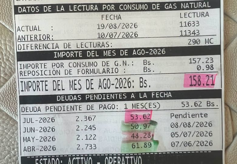 Aumenta la factura de gas domiciliario y surgen inquietudes por un posible ajuste en tarifas