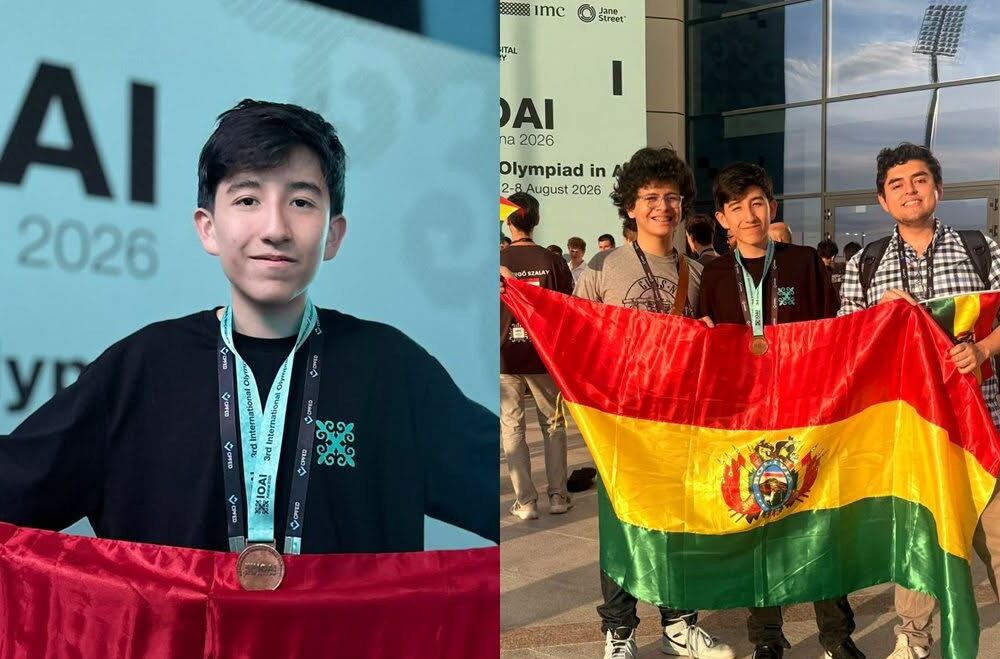 Estudiante boliviano brilla en la Olimpiada Internacional de Inteligencia Artificial con medalla de bronce
