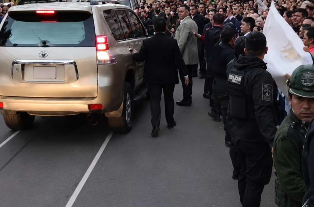 Reacciones mixtas marcan la visita de Rodrigo Paz a Sucre