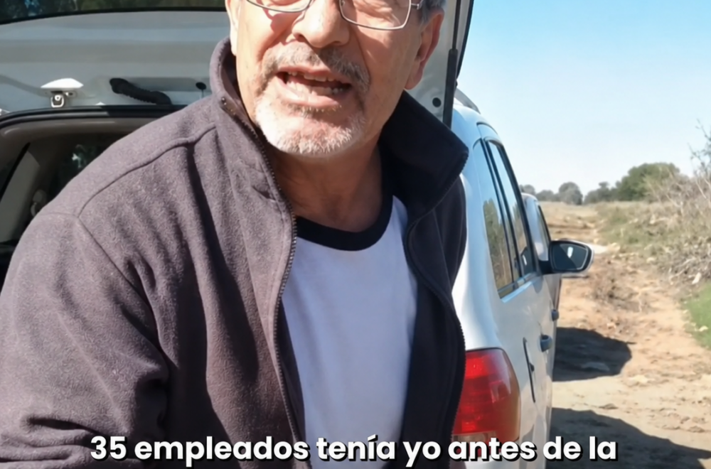 Un comerciante de General Belgrano critica a Milei por la crisis económica
