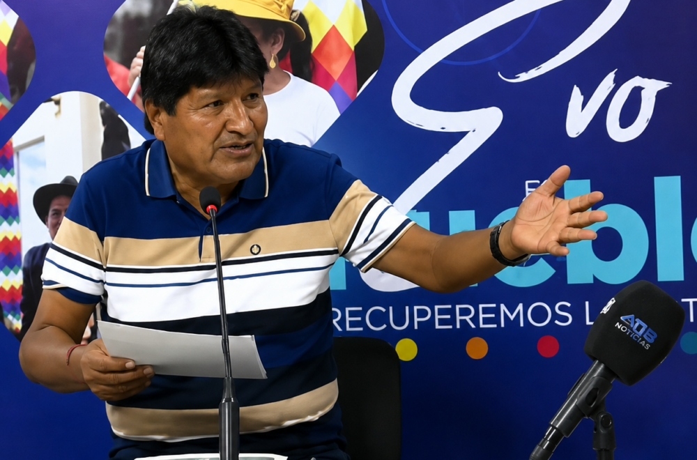 Evo Morales reta al Gobierno y cívicos a demostrar acusaciones de alzamiento armado