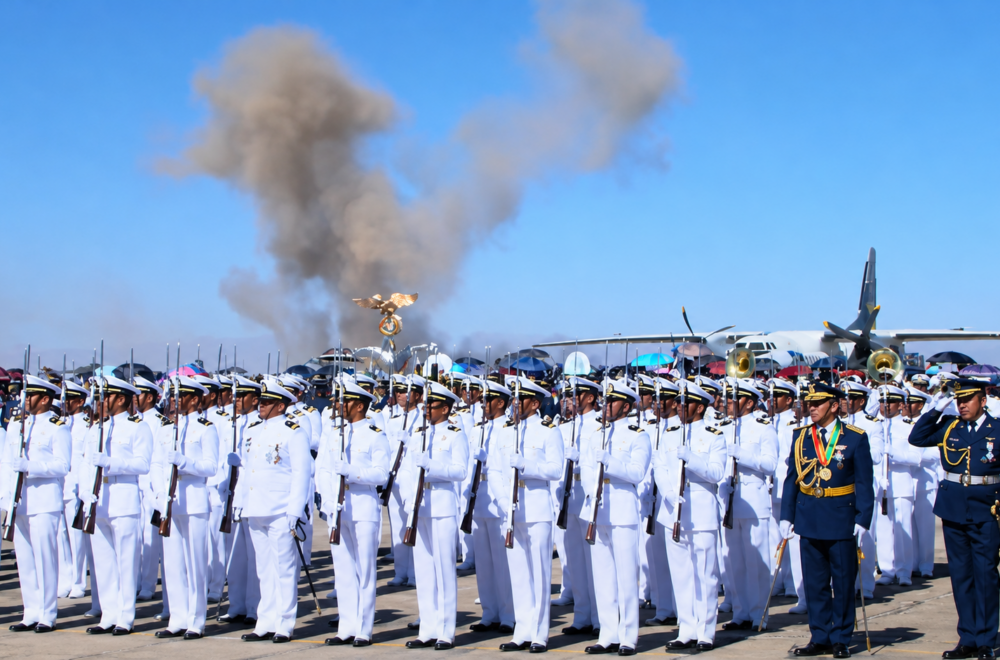 El Alto celebra el 201 aniversario de las Fuerzas Armadas con una Parada Militar impactante