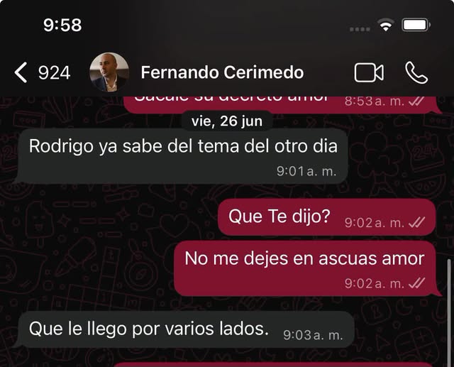Beller revela conversación y solicita respuesta de Paz sobre acusaciones graves