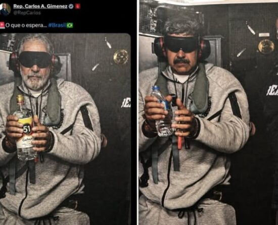 Congresista estadounidense difunde imagen alterada de Lula como si fuera Maduro