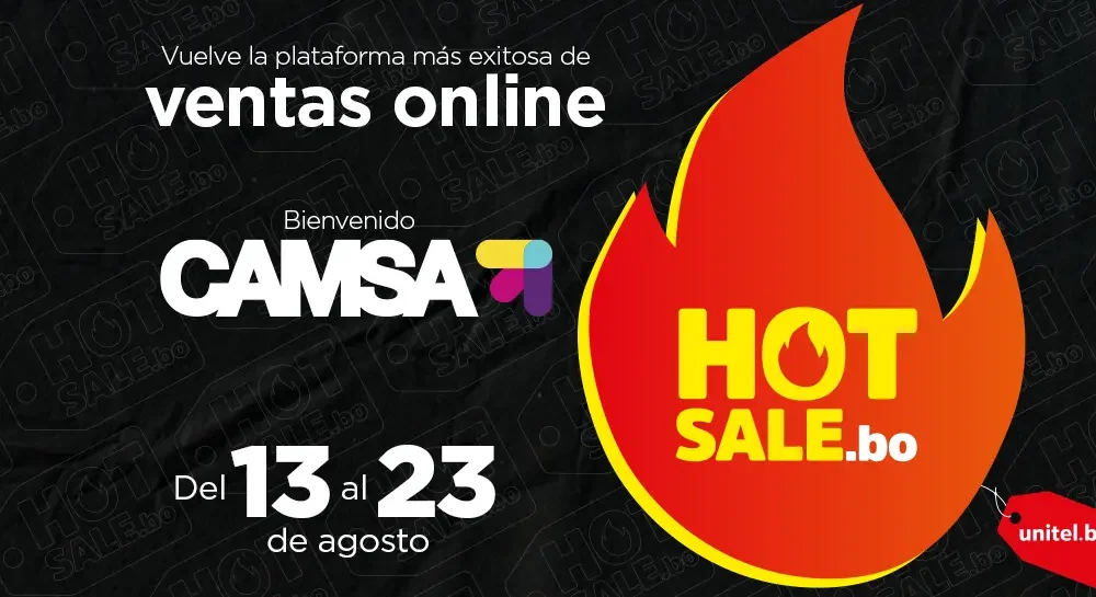 CAMSA se une al Hot Sale Bolivia con atractivas promociones del 13 al 23 de agosto
