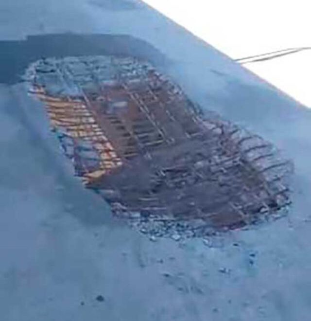 Deterioro en el puente Sevaruyo causa accidente grave