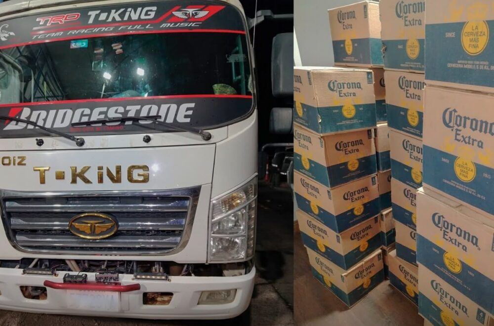Aduana confiscó cerveza en Oruro valorada en Bs 19.000 en lucha contra el contrabando