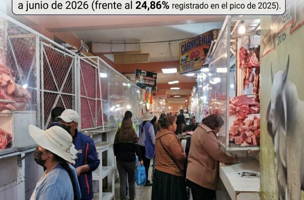 La inflación en Bolivia alcanza el 9,23% al cierre del primer semestre de 2026