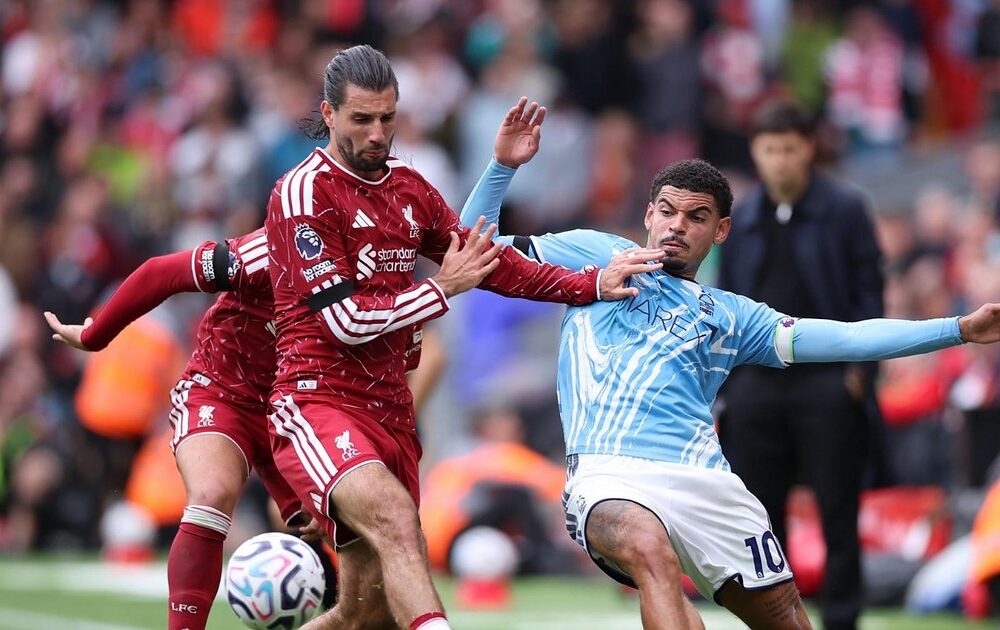 Empate decepcionante para Liverpool en Anfield ante Nottingham Forest