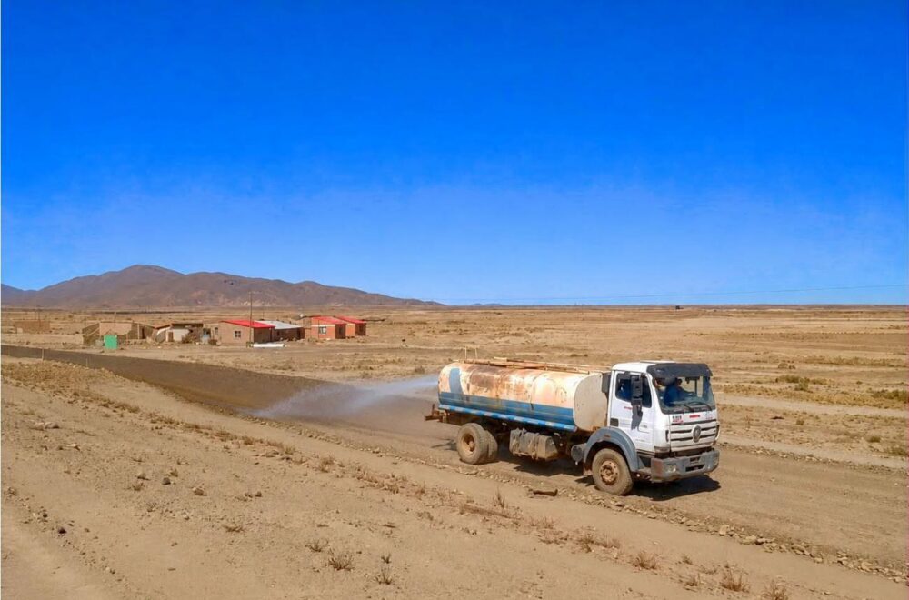 Reinicio de obras en la carretera Oruro-Challapata avanza con inversión significativa