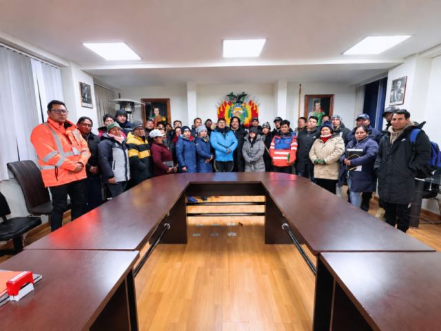 Naabol se une al Centro de Operaciones de Emergencia Municipal de Uyuni