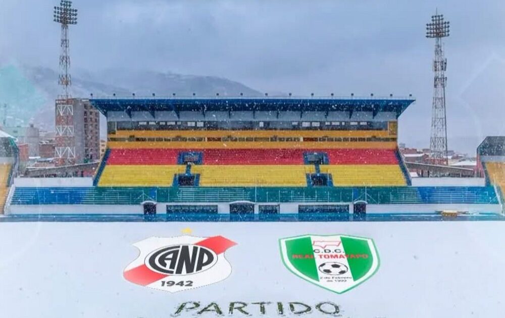 Partido entre Nacional Potosí y Real Tomayapo suspendido por nevada