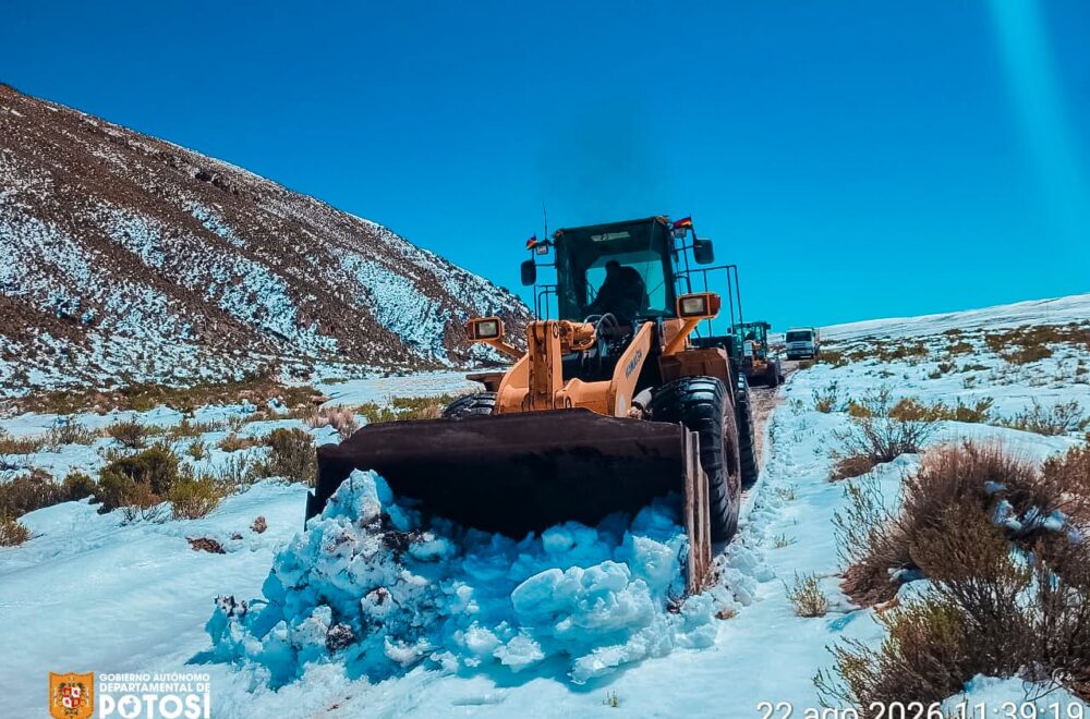 Potosí enfrenta severas nevadas que afectan a 20 municipios
