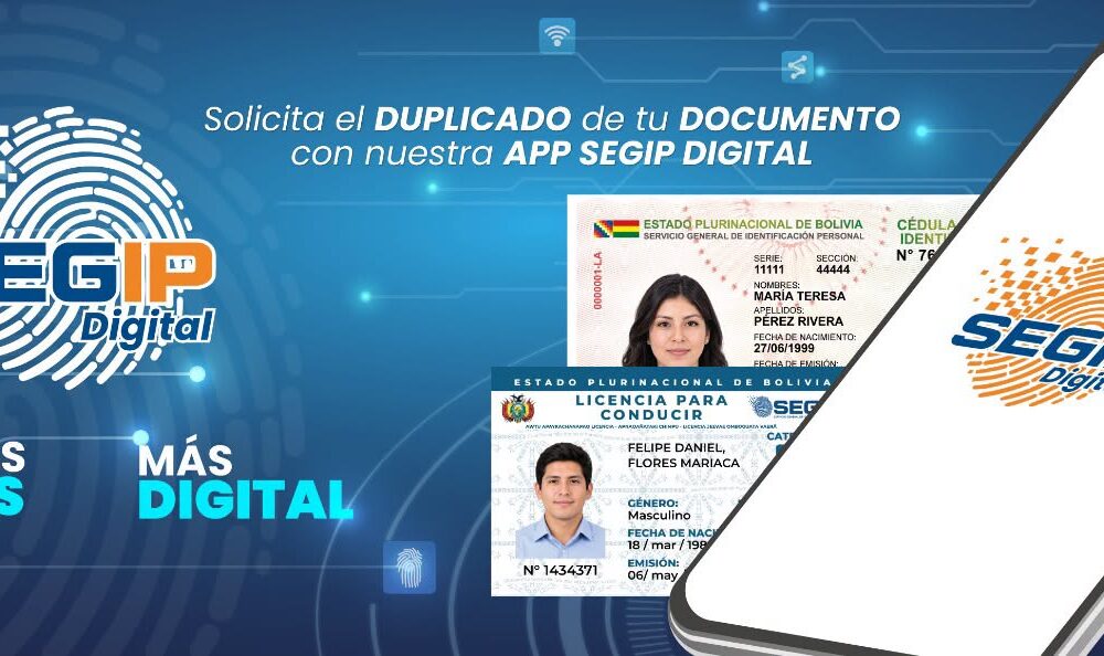 Nuevas facilidades del SEGIP: gestiona tu cédula y licencia desde tu celular