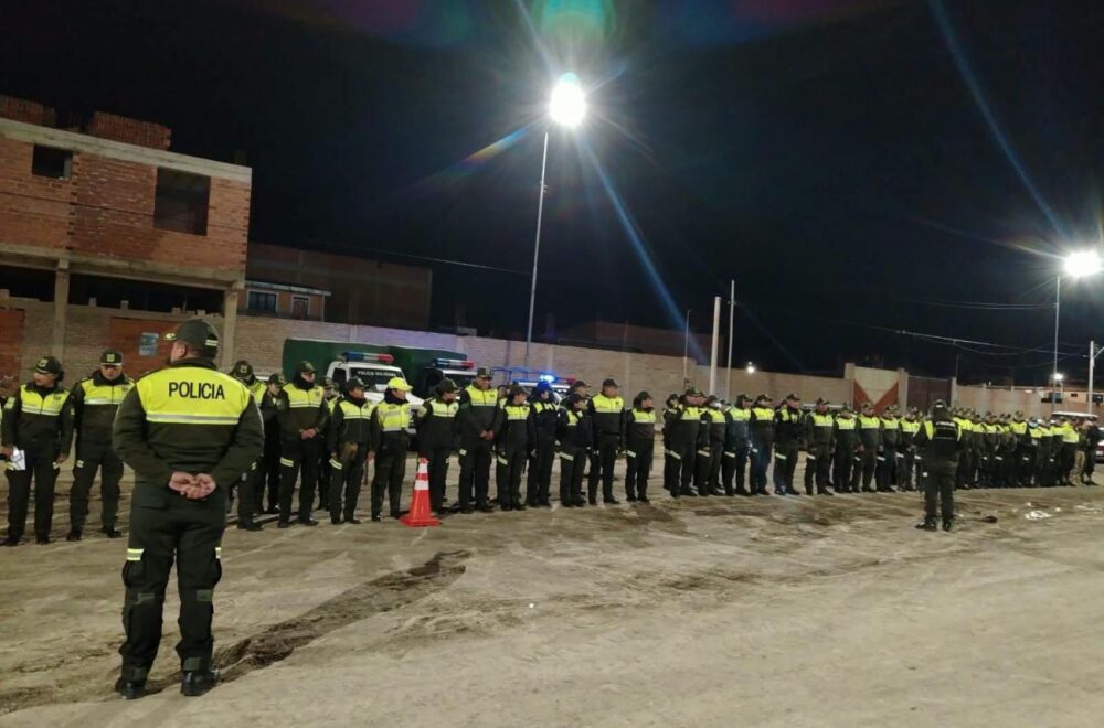 Oruro implementa operativos de seguridad en respuesta a la delincuencia