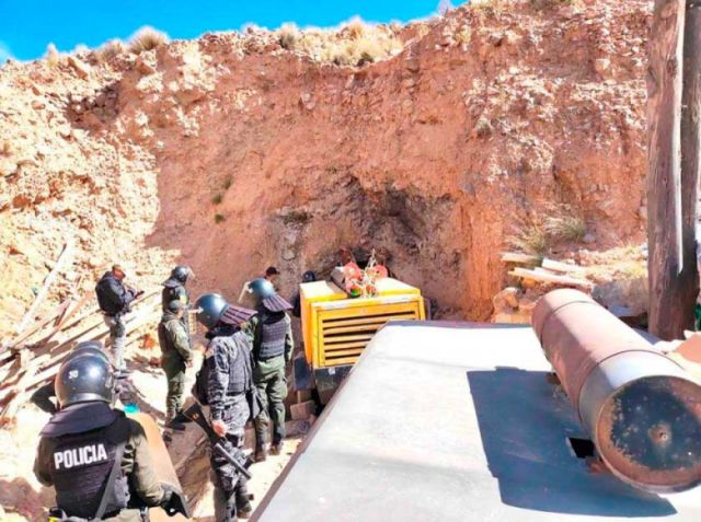 Asalto violento en mina de Potosí: dos mineros heridos y 500 kilos de mineral robados