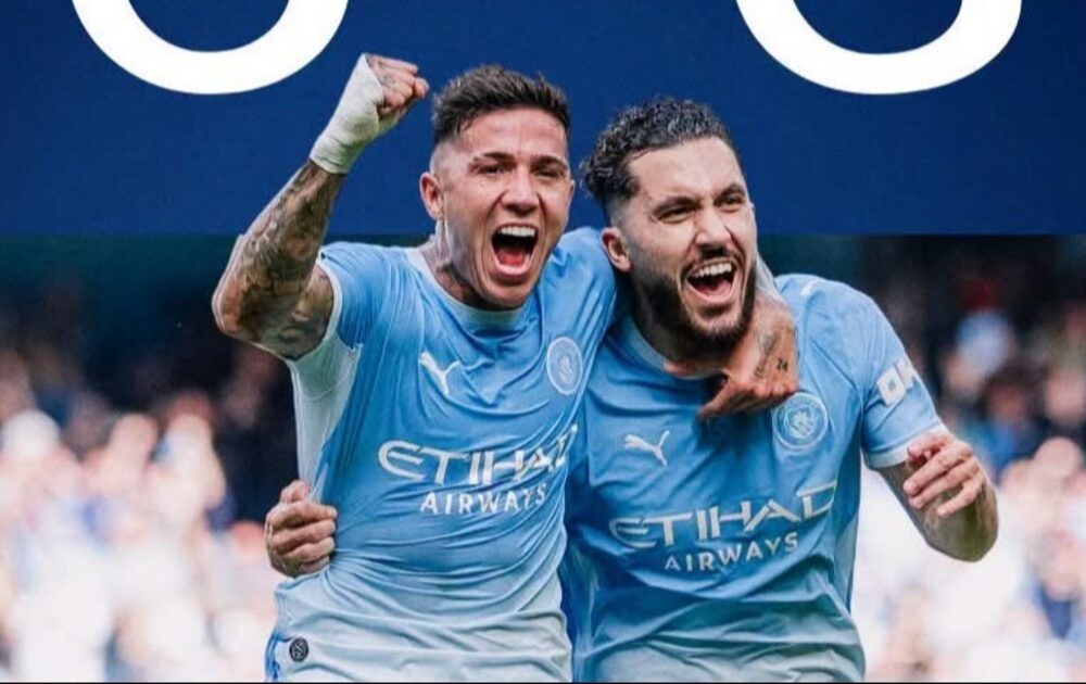 El Manchester City conquista la cima con un vibrante 5-3 ante Sunderland