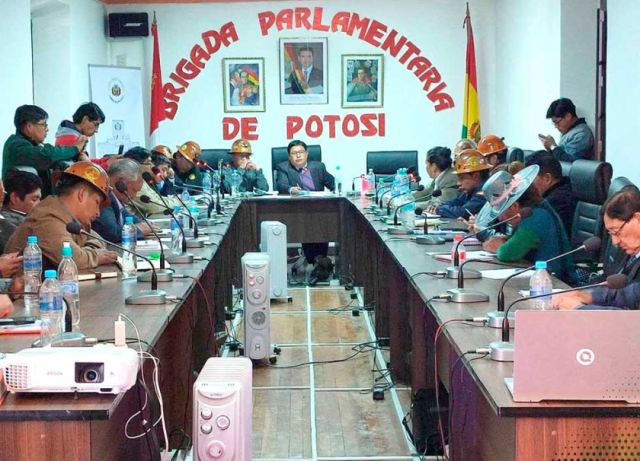Brigada Parlamentaria de Potosí solicitará informe al ministro de Minería sobre necesidades locales