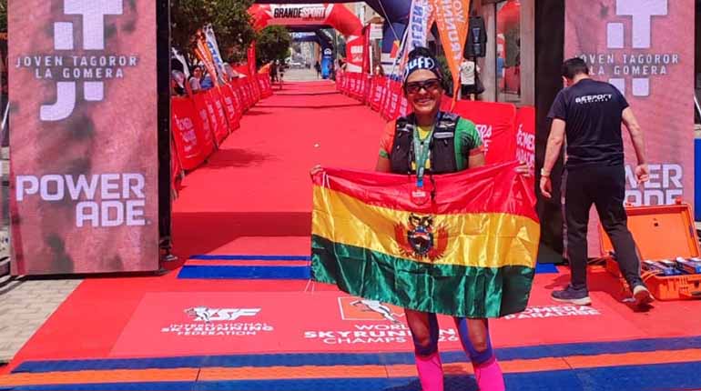 Jenny Yana se destaca en el Mundial de Skyrunning en España