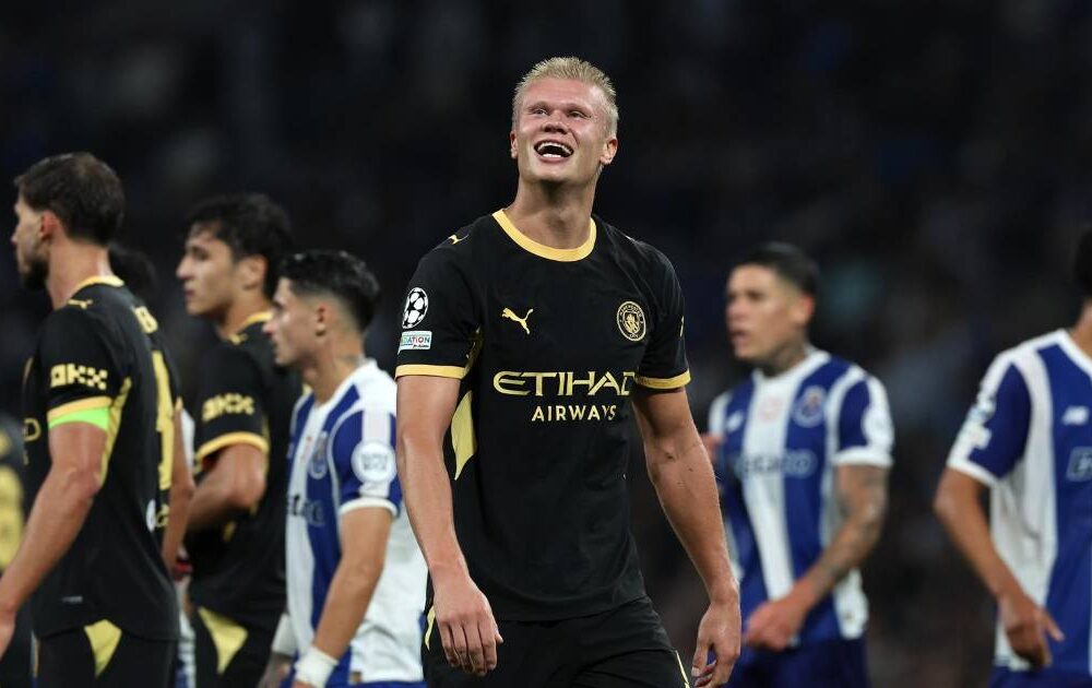 Haaland brilla en el triunfo del City sobre el Porto en la Champions