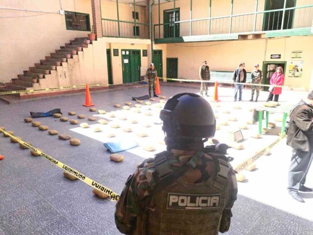 Operativo antidroga interrumpe el tráfico de marihuana en Potosí