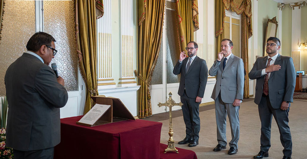Nuevos Viceministros asumen funciones en el Ministerio de Relaciones Exteriores