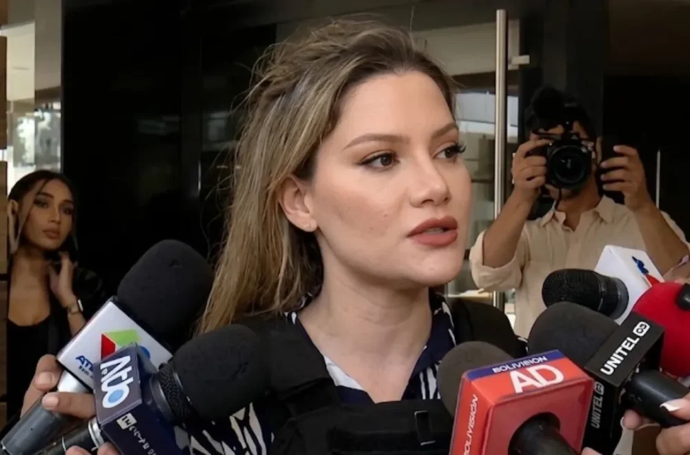 Nadia Beller denuncia intervención policial durante entrevista con medios internacionales