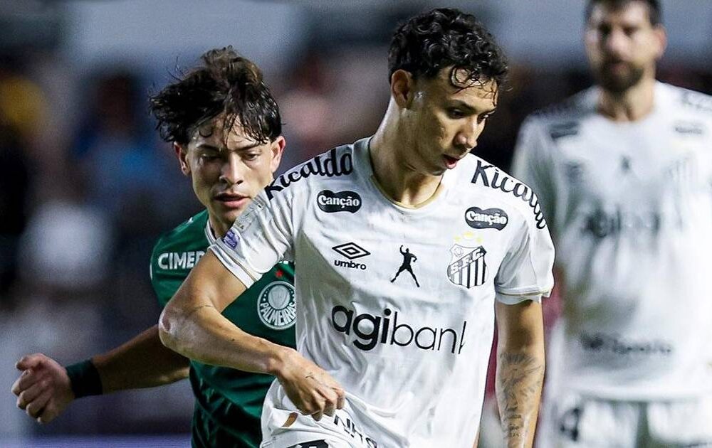 Palmeiras empata en un disputado encuentro ante Santos