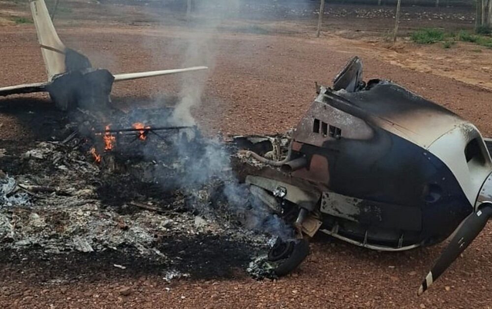 Piloto fallece tras incendio de avioneta en Brasil procedente de Bolivia