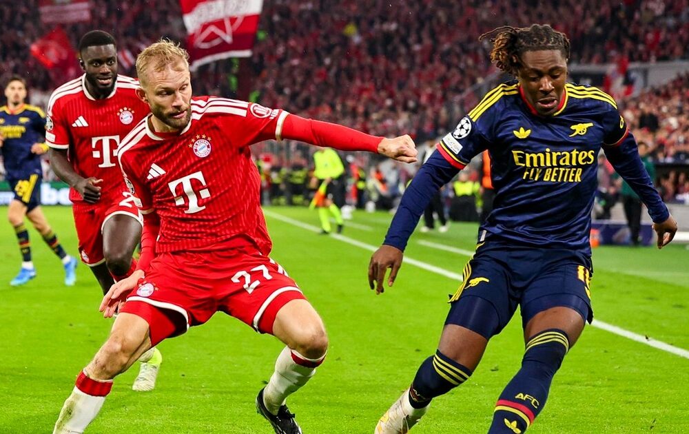 Intenso empate entre Bayern y Arsenal en un emocionante partido