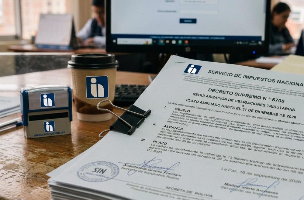 Ampliación de la amnistía tributaria favorece a 500 mil contribuyentes en Bolivia